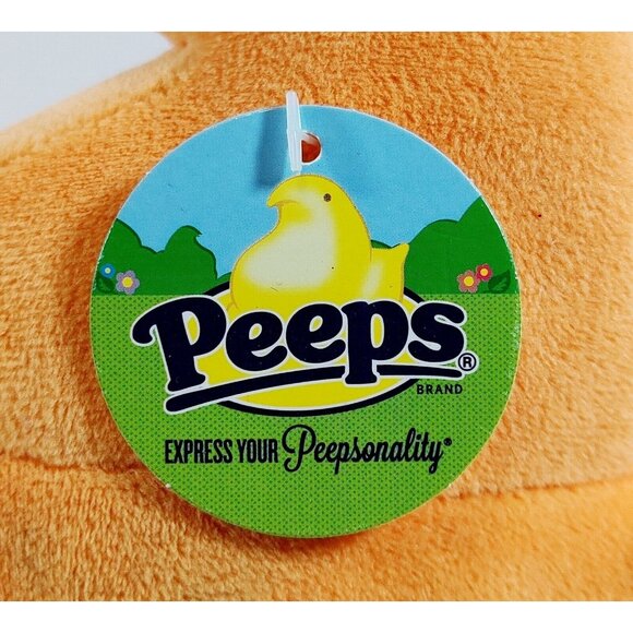 Peeps Just Born Soft Orange Peep Chick Stuffed Animal Easter Plush Toy 5" NEW - Picture 3 of 5